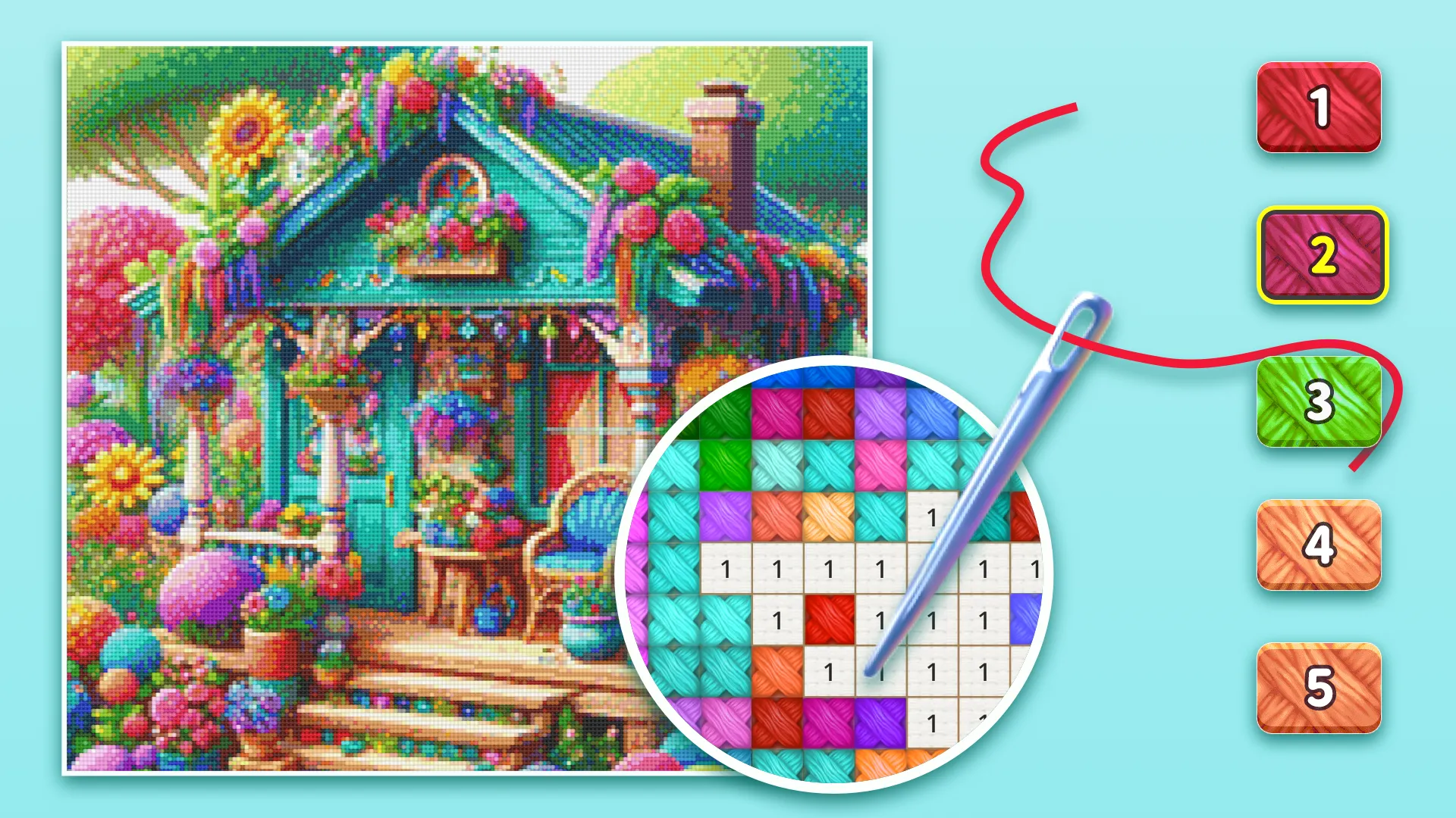 Вышивка крестом: Cross Stitch v2.11.9 APK Мод (Много денег) Screenshot 1