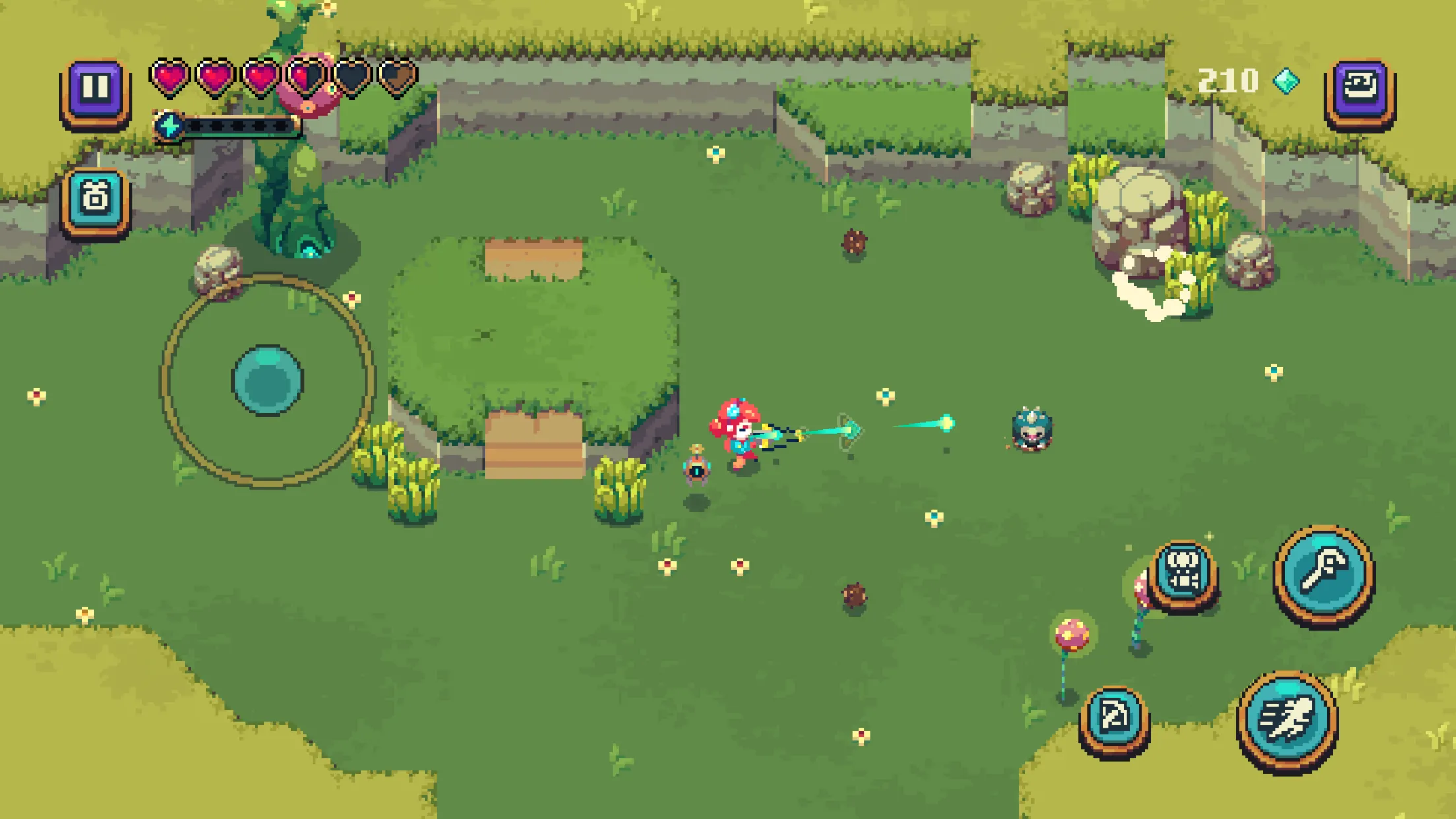 Sparklite v1.8.356 APK Мод (Всё открыто, Много денег, Тупые враги) Screenshot 2
