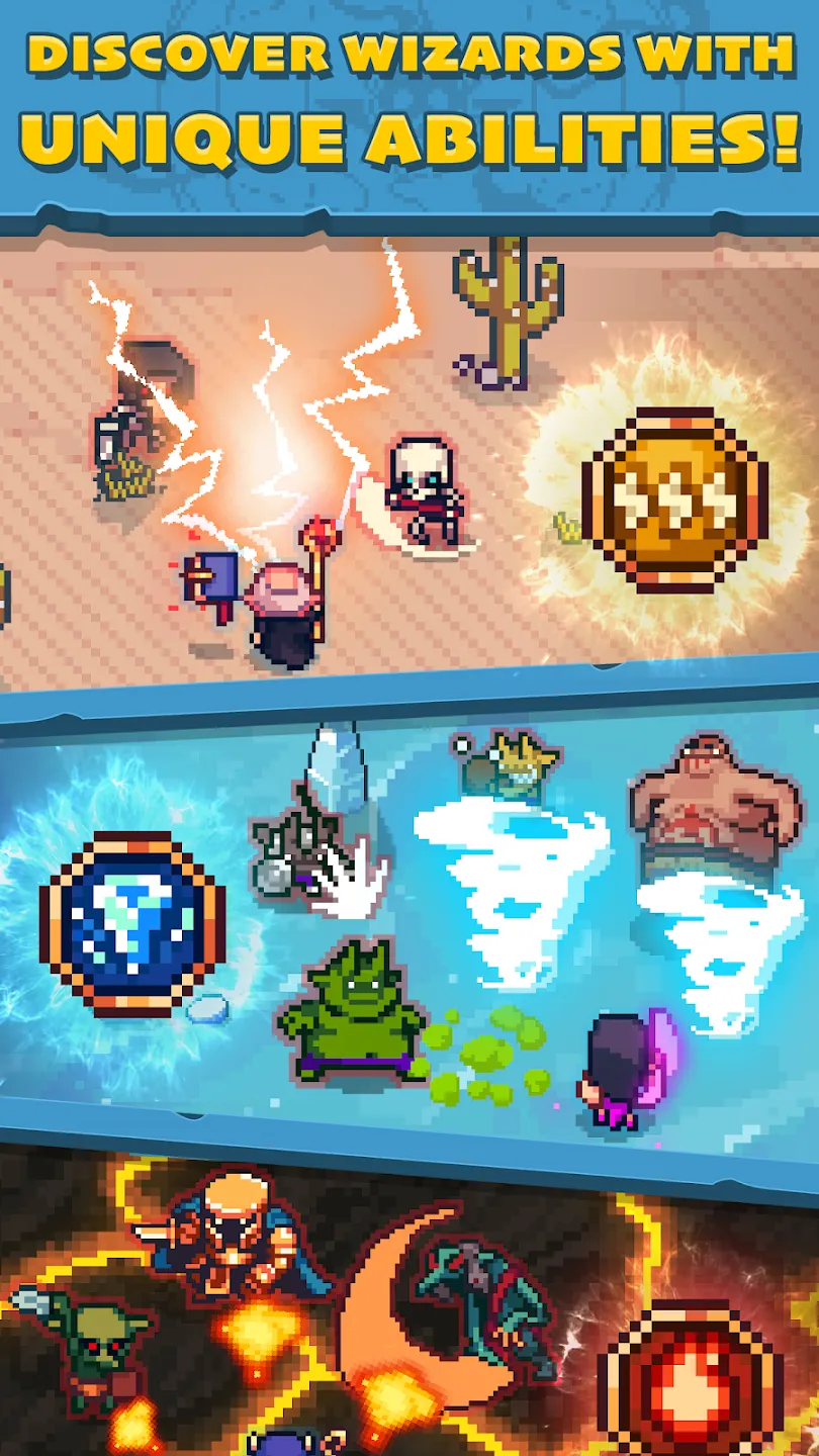 Tap Wizard v3.1.10 APK Мод (Много бриллиантов) Screenshot 2