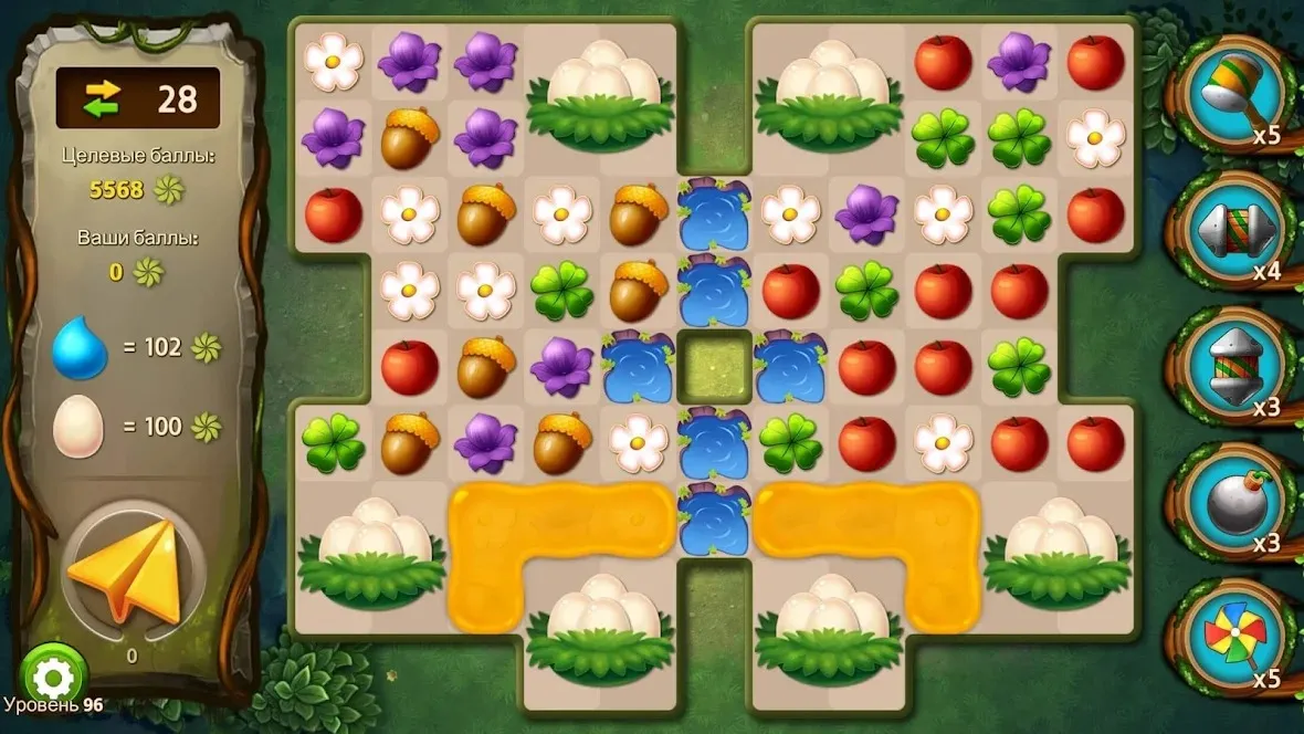 Forest Puzzle – три в ряд [мод: много денег] Screenshot 5