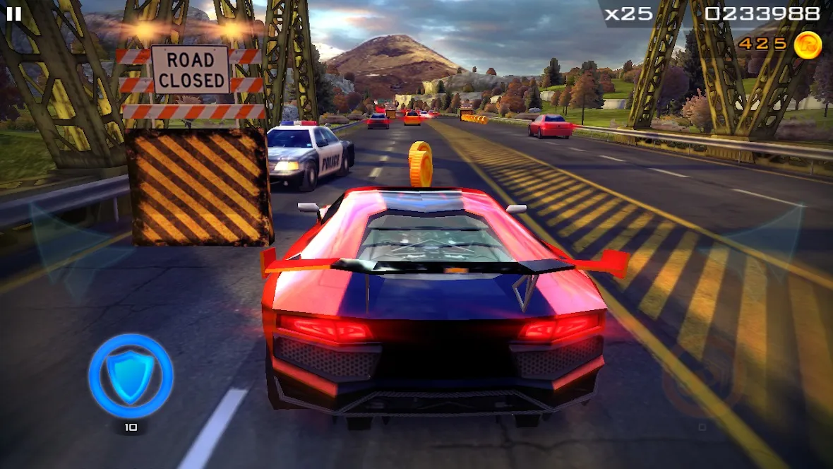Redline Rush: Police Chase Racing [мод: много денег] Screenshot 2