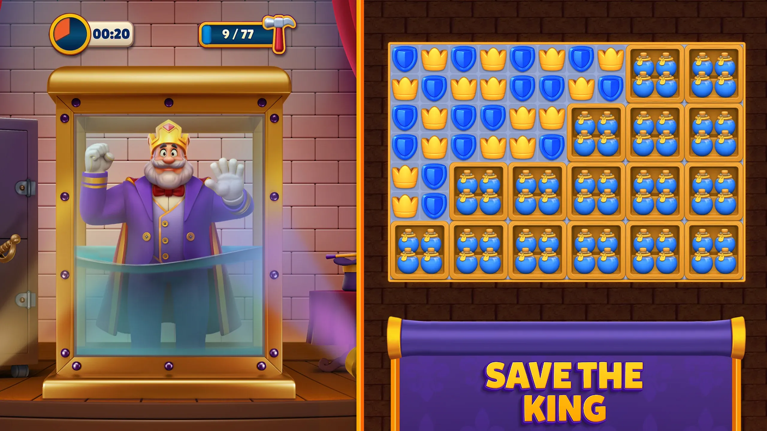 Royal Match v36263 APK Мод (Много жизней) Screenshot 1