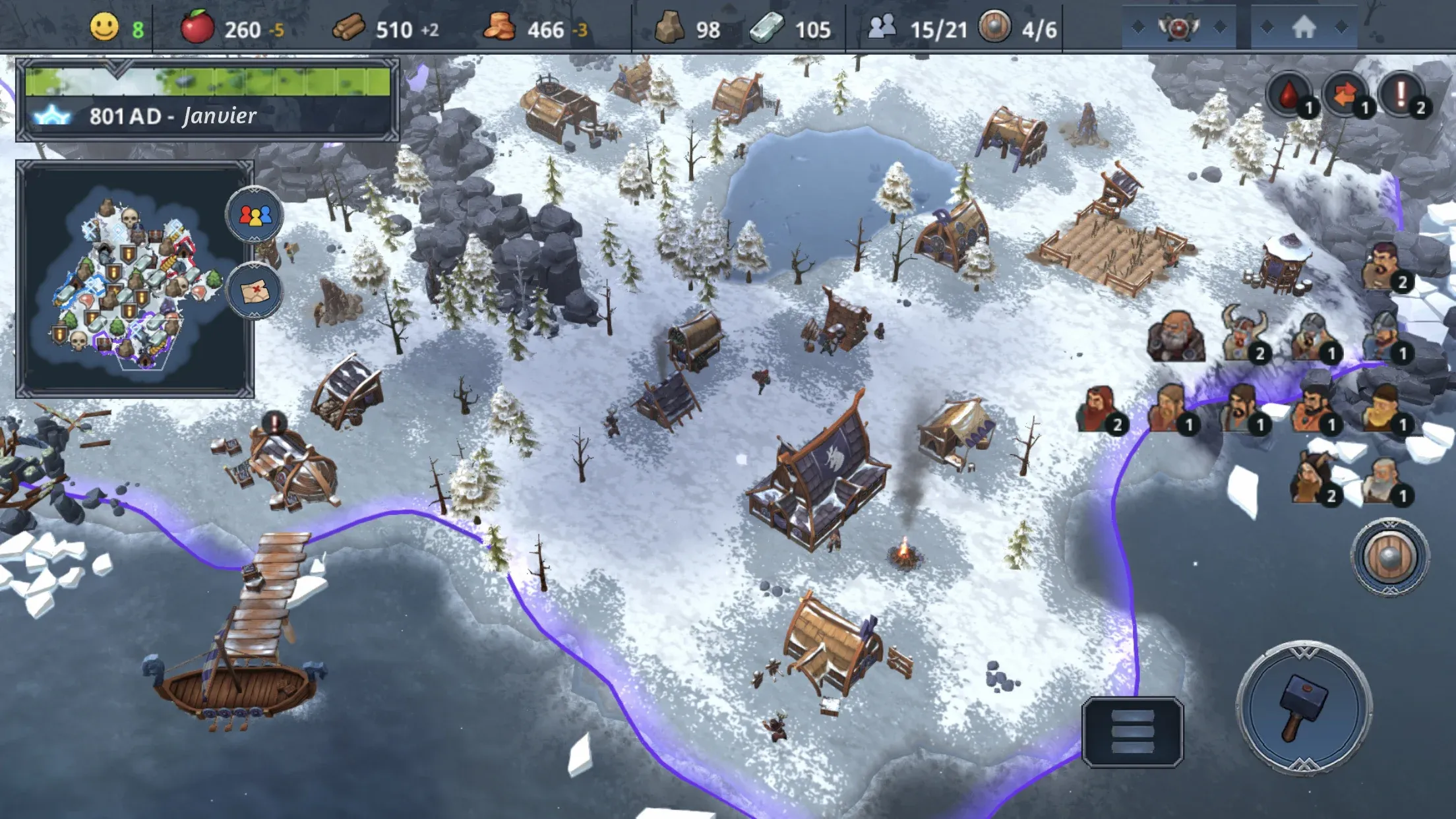 Northgard v2.2.3 APK Мод (Полная версия) Screenshot 2