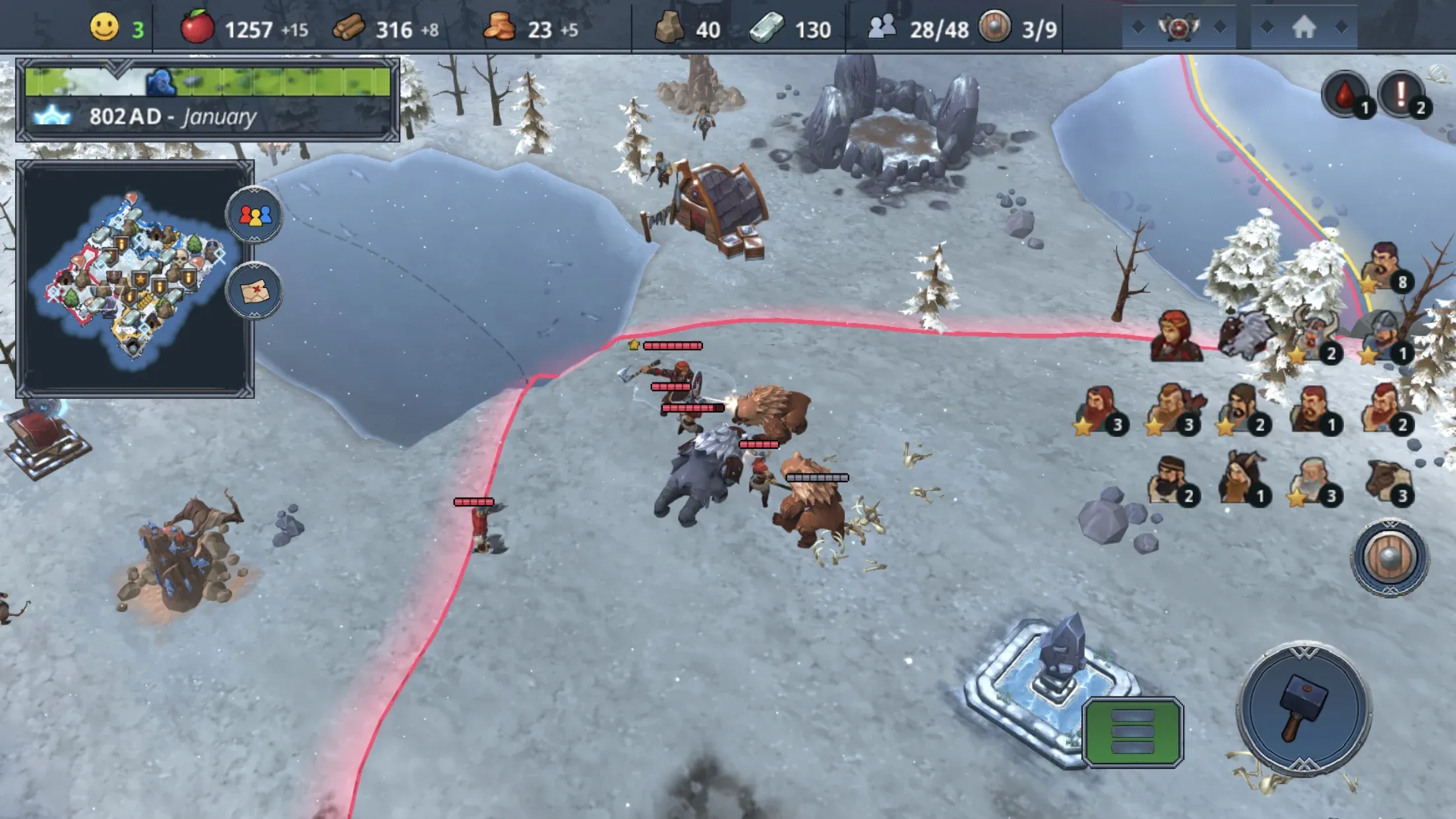 Northgard v2.2.3 APK Мод (Полная версия) Screenshot 3