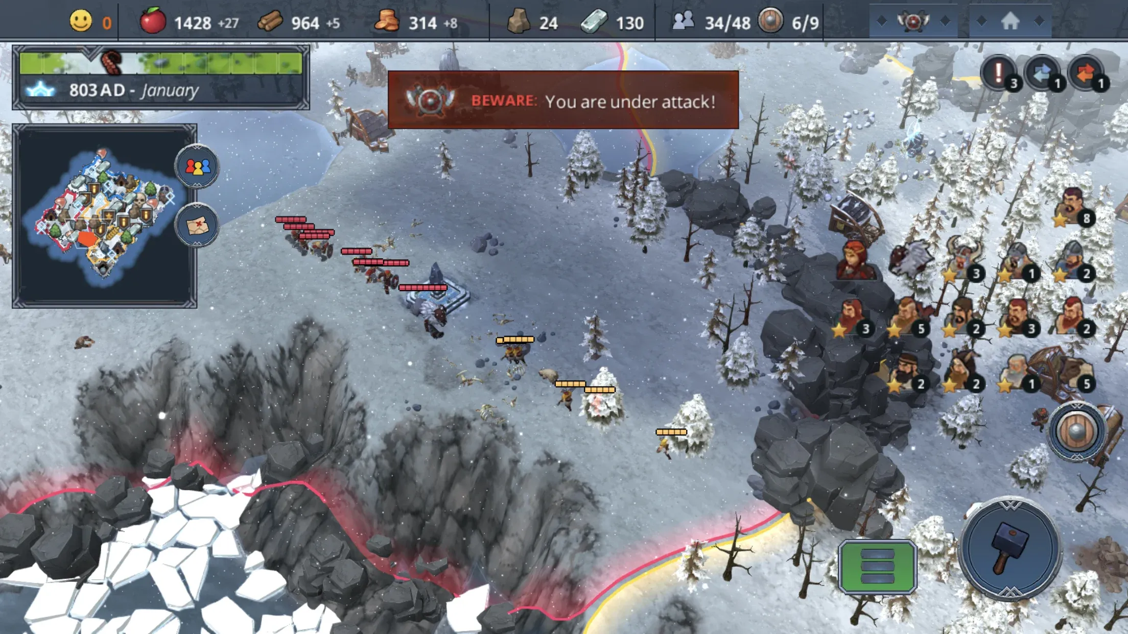 Northgard v2.2.3 APK Мод (Полная версия) Screenshot 5