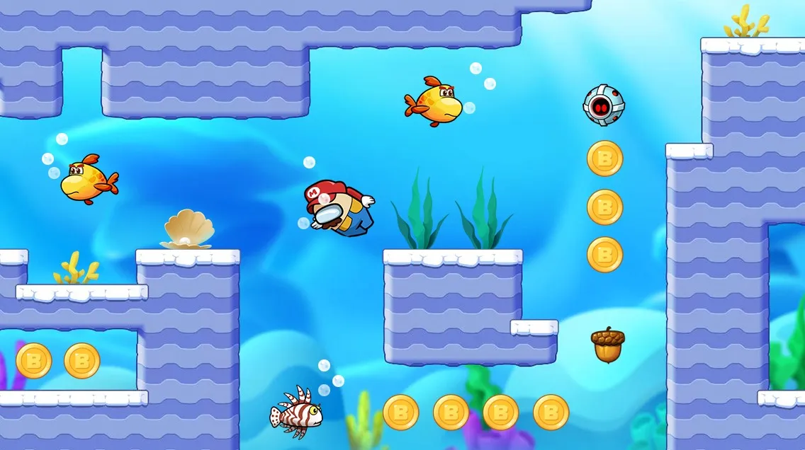 Super Bobby's World Run Game [мод: всё открыто] Screenshot 3