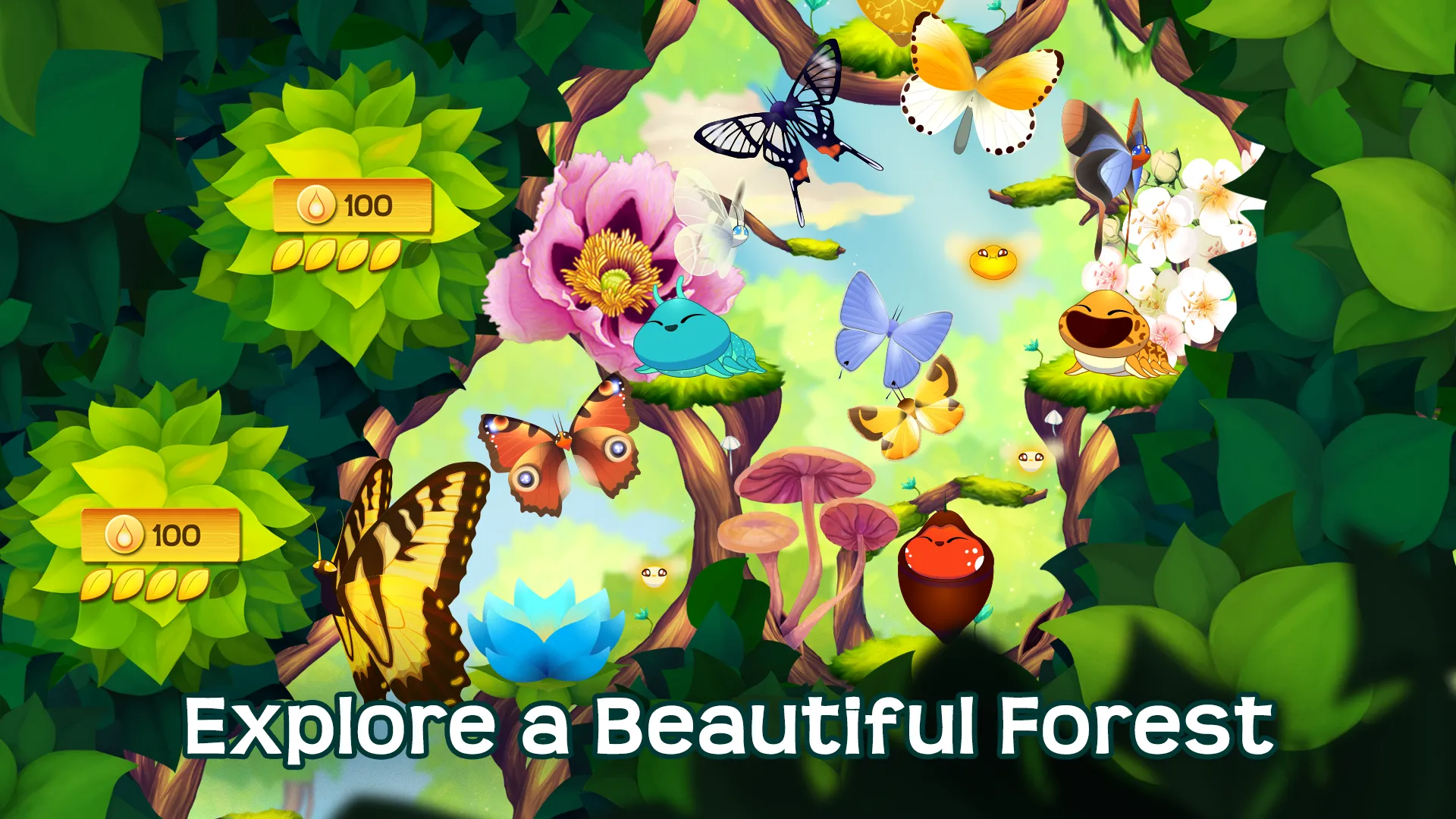 Flutter: Butterfly Sanctuary v4036 APK Мод (Много денег) Screenshot 2