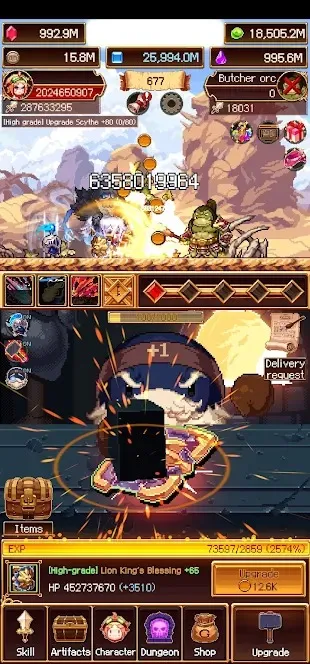 Enchant Hero [мод: нет задержки скиллов] Screenshot 2