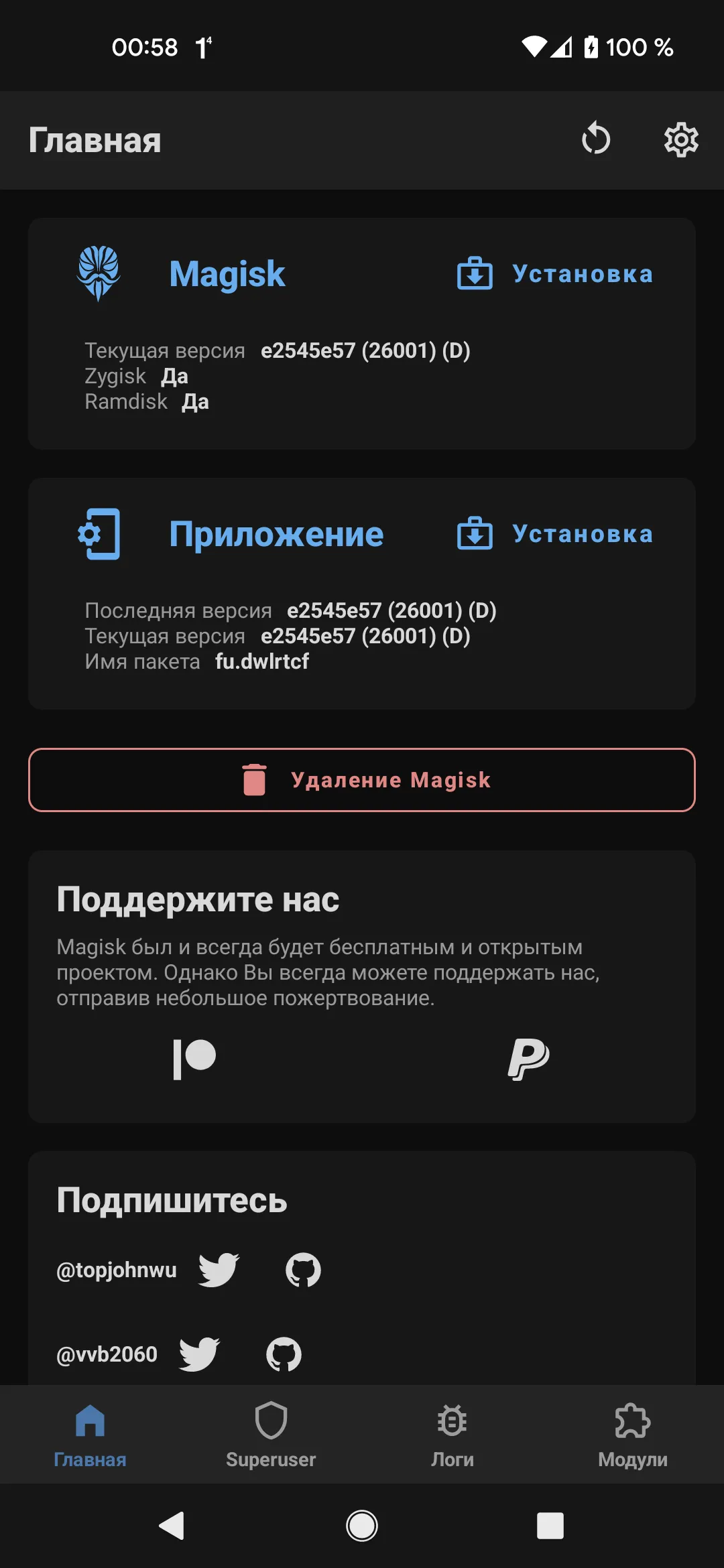 Magisk Screenshot 1