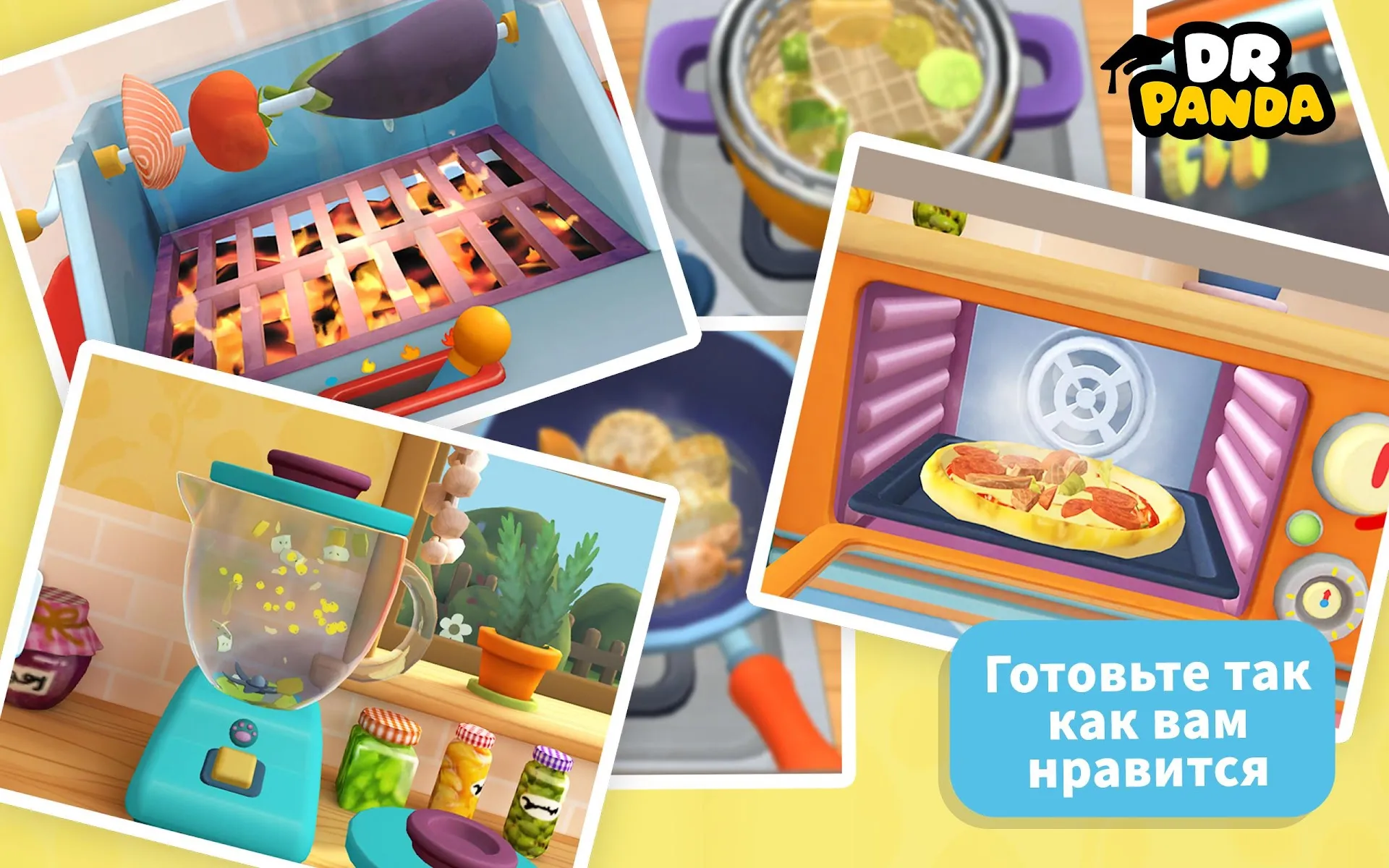 Ресторан 3 Dr. Panda [мод: всё открыто] Screenshot 2