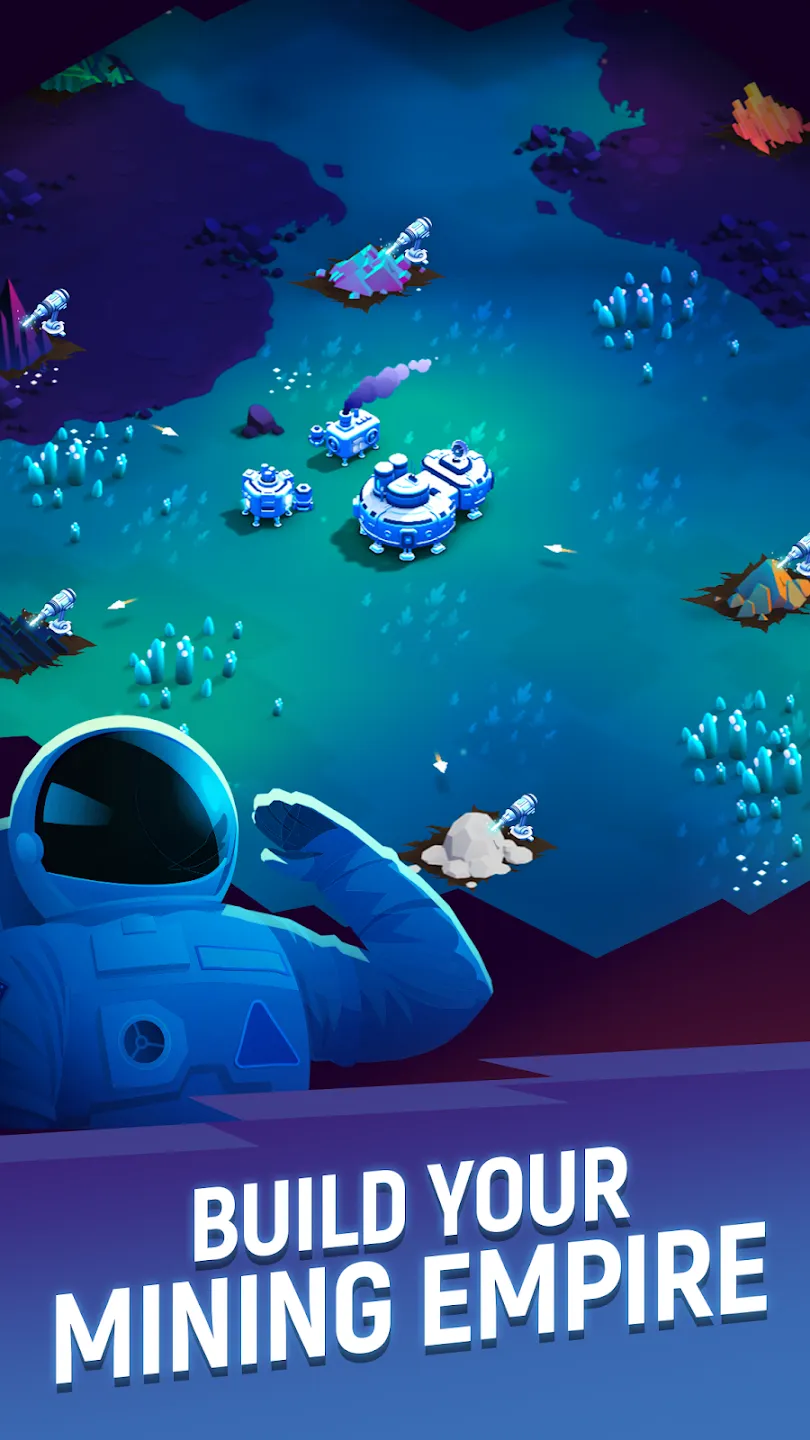 ExoMiner: Idle Miner Adventure v1.3.31 APK Мод (Бесплатные покупки) Screenshot 1