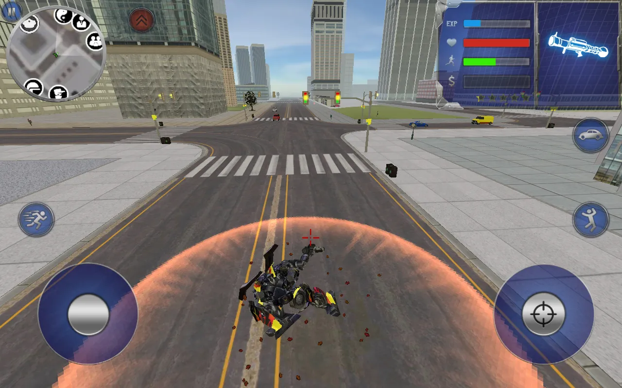 Pickup Truck Robot v1.8.4 APK Мод (Много очков навыков) Screenshot 1