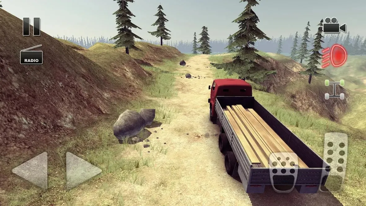 Truck Driver crazy road [мод: много денег] Screenshot 1