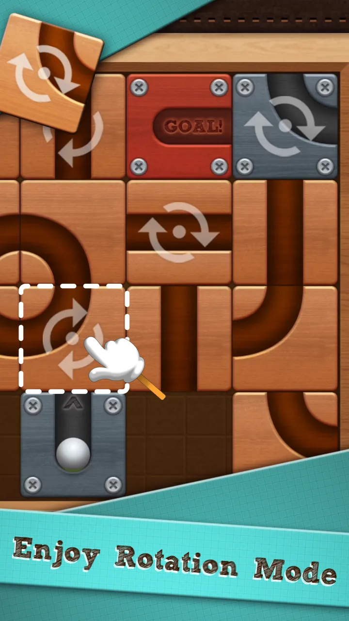 Roll the Ball: Slide Puzzle [мод: много подсказок] Screenshot 3