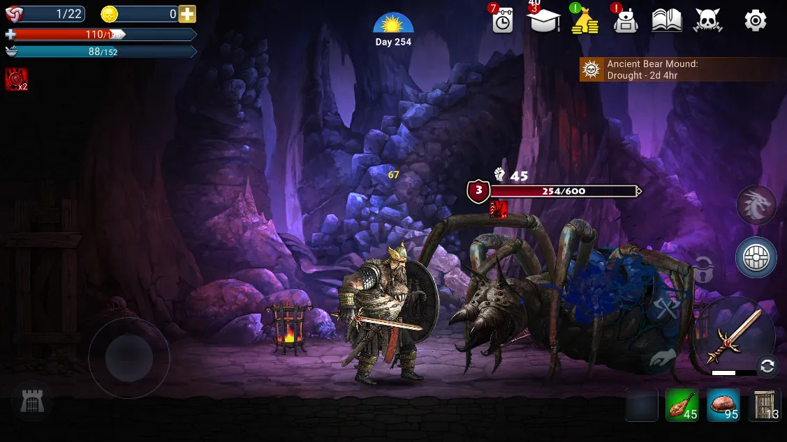 Niffelheim v1.7.78 APK Мод (Меню, Много денег, Режим бога, Premium) Screenshot 2