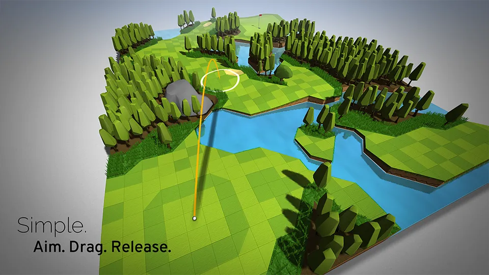 OK Golf v3.0 APK Мод (Меню, Открыты все поля для гольфа) Screenshot 5