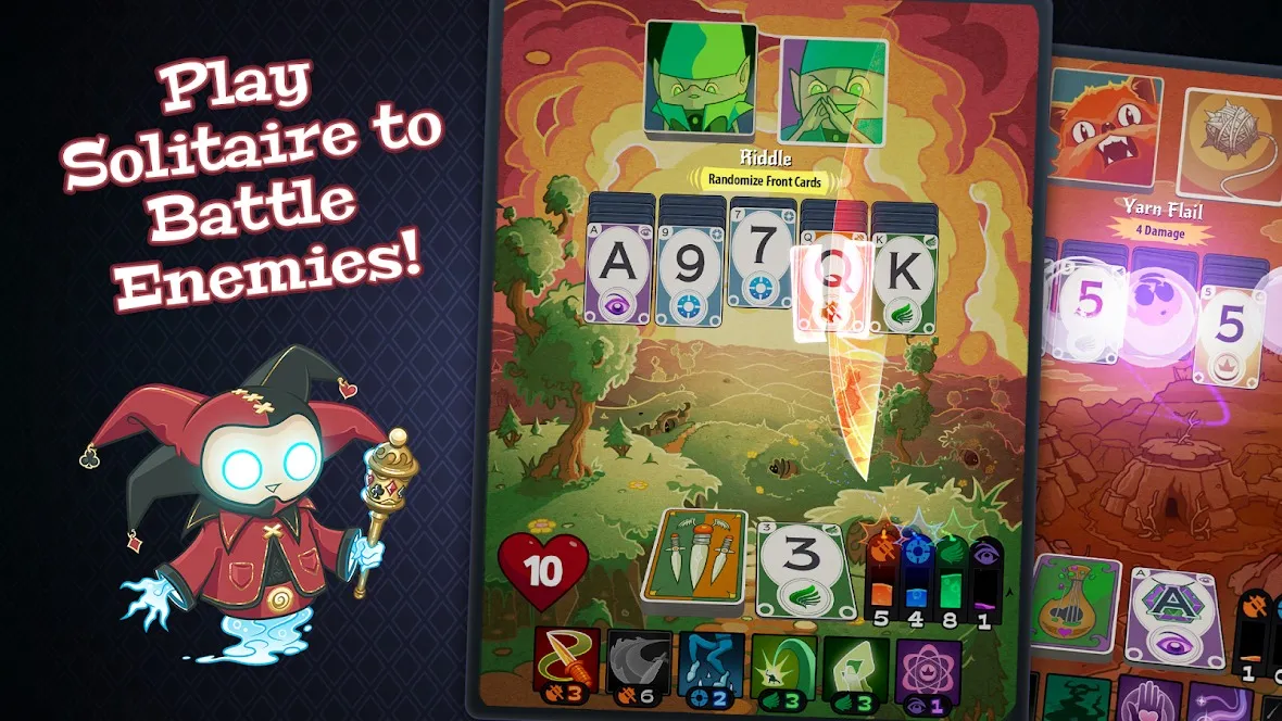 Solitairica [мод: много денег] Screenshot 1