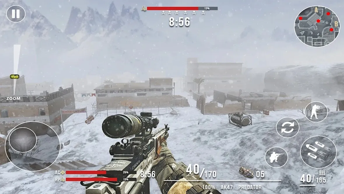 Пистолет Снайпер FPS Cтрелялки [мод: много денег] Screenshot 4