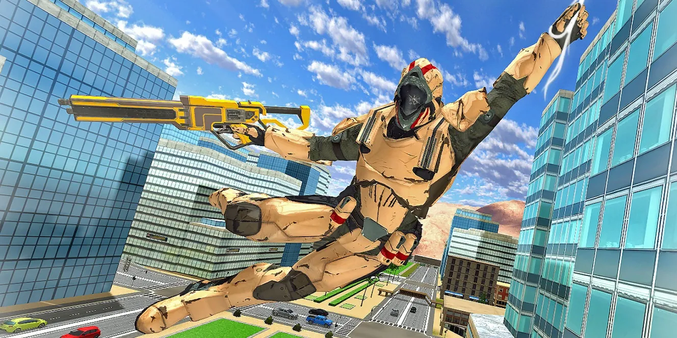 Super Hero Rope Crime City [мод: много денег] Screenshot 3