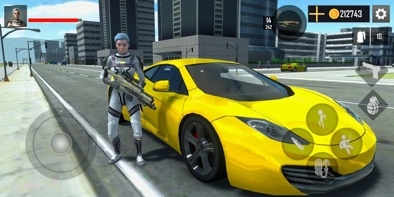 Super Hero Rope Crime City [мод: много денег] Screenshot 4