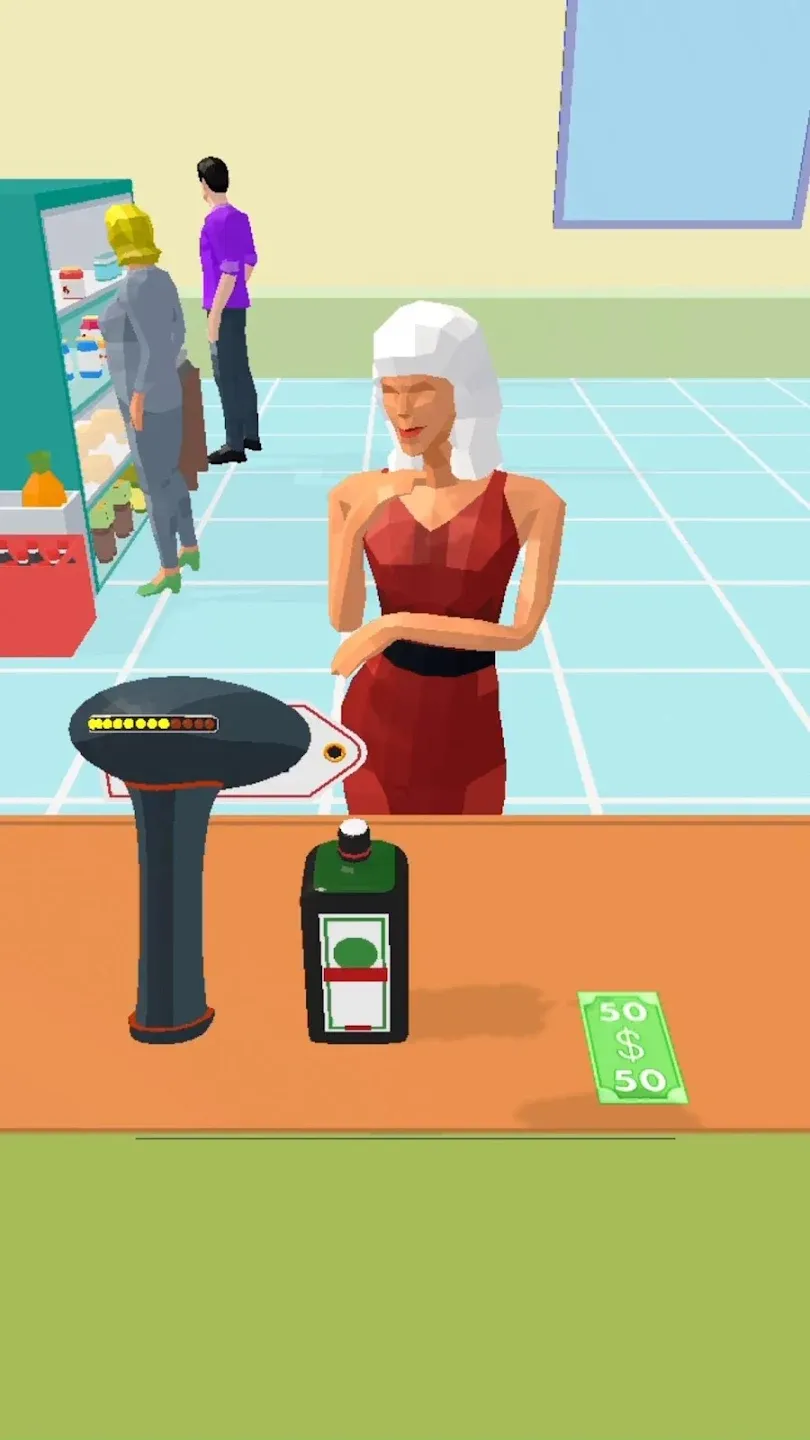 Cashier 3D v63.8.6 APK Мод (Много денег) Screenshot 1