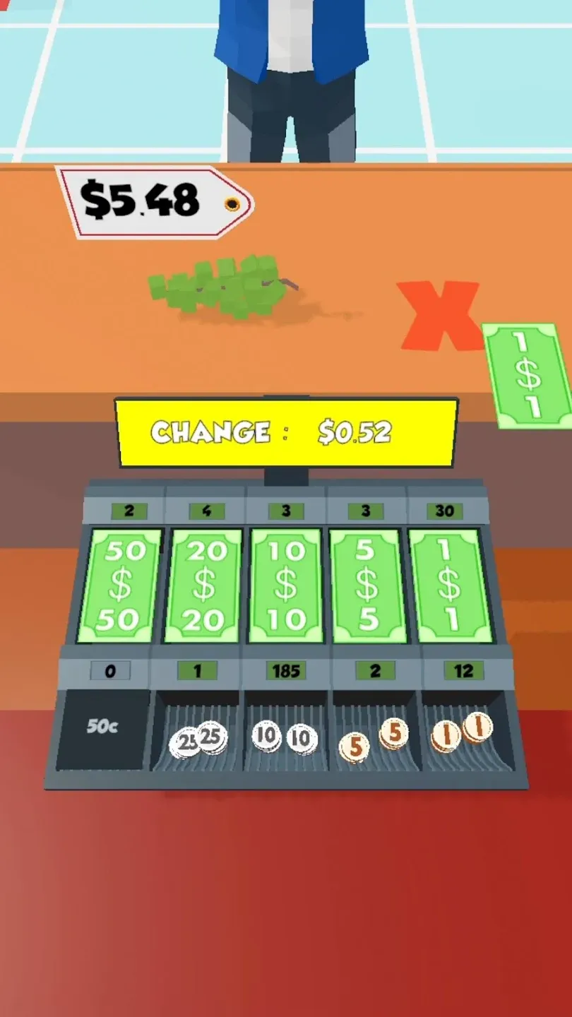 Cashier 3D v63.8.6 APK Мод (Много денег) Screenshot 2