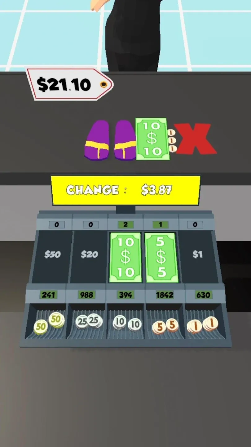 Cashier 3D v63.8.6 APK Мод (Много денег) Screenshot 4