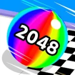 Скачать взлом Ball Run 2048 [мод: без рекламы] на Андроид