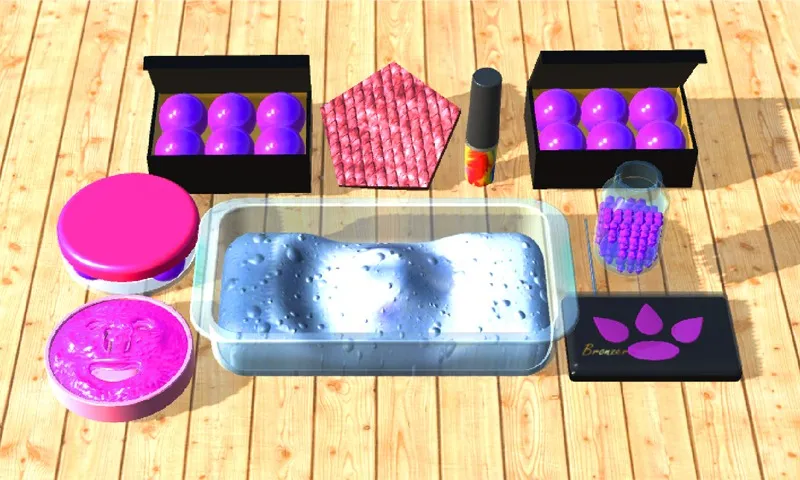 DIY Makeup Slime Maker! [мод: много денег] Screenshot 2