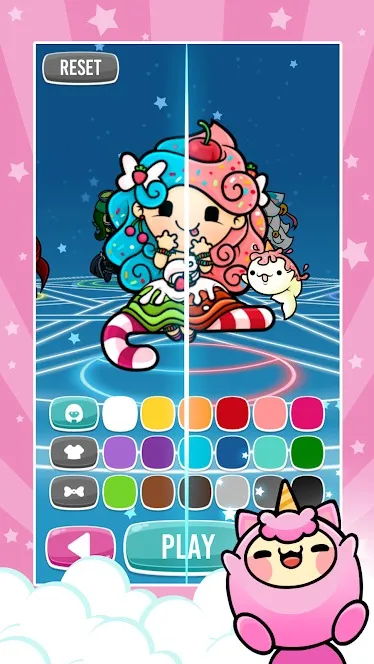 Sweet Sins: Kawaii Run [мод: бесплатные покупки] Screenshot 2
