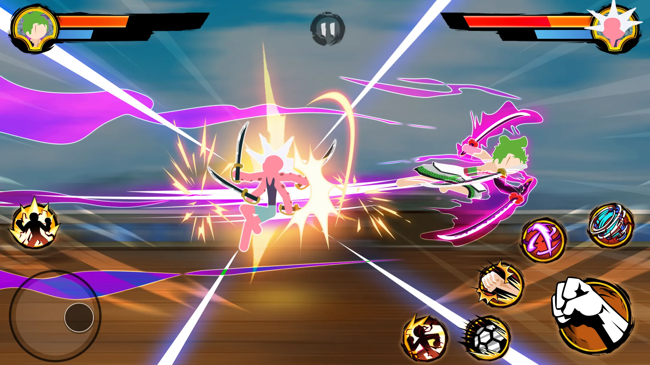 Stick Pirates Fight v6.6 APK Мод (Много денег) Screenshot 3