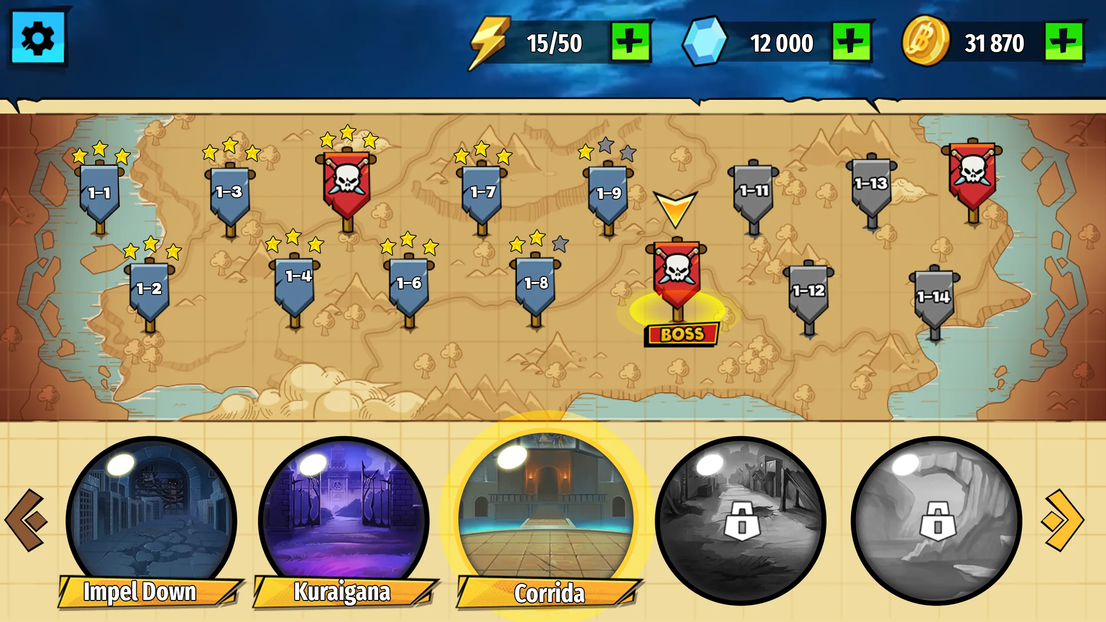 Stick Pirates Fight v6.6 APK Мод (Много денег) Screenshot 4