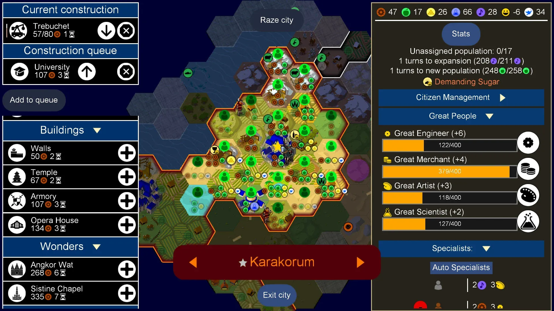 Unciv v4.19.6-patch1 APK Мод (Много денег) Screenshot 2 Unciv v4.19.6-patch1 APK Мод (Много денег) Screenshot 2