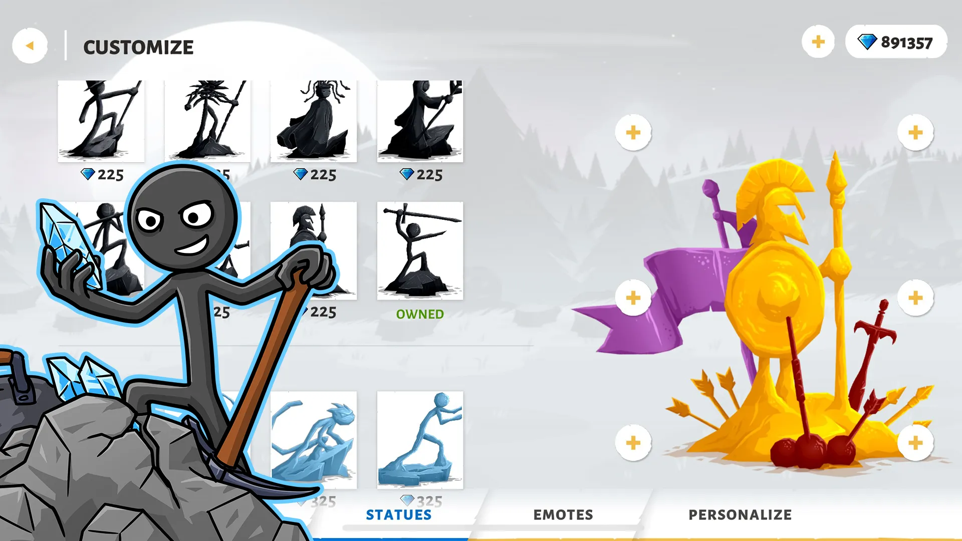 Stick War: Saga (Stick War 3) v2026.5.2752 APK Мод (Много денег) Screenshot 4