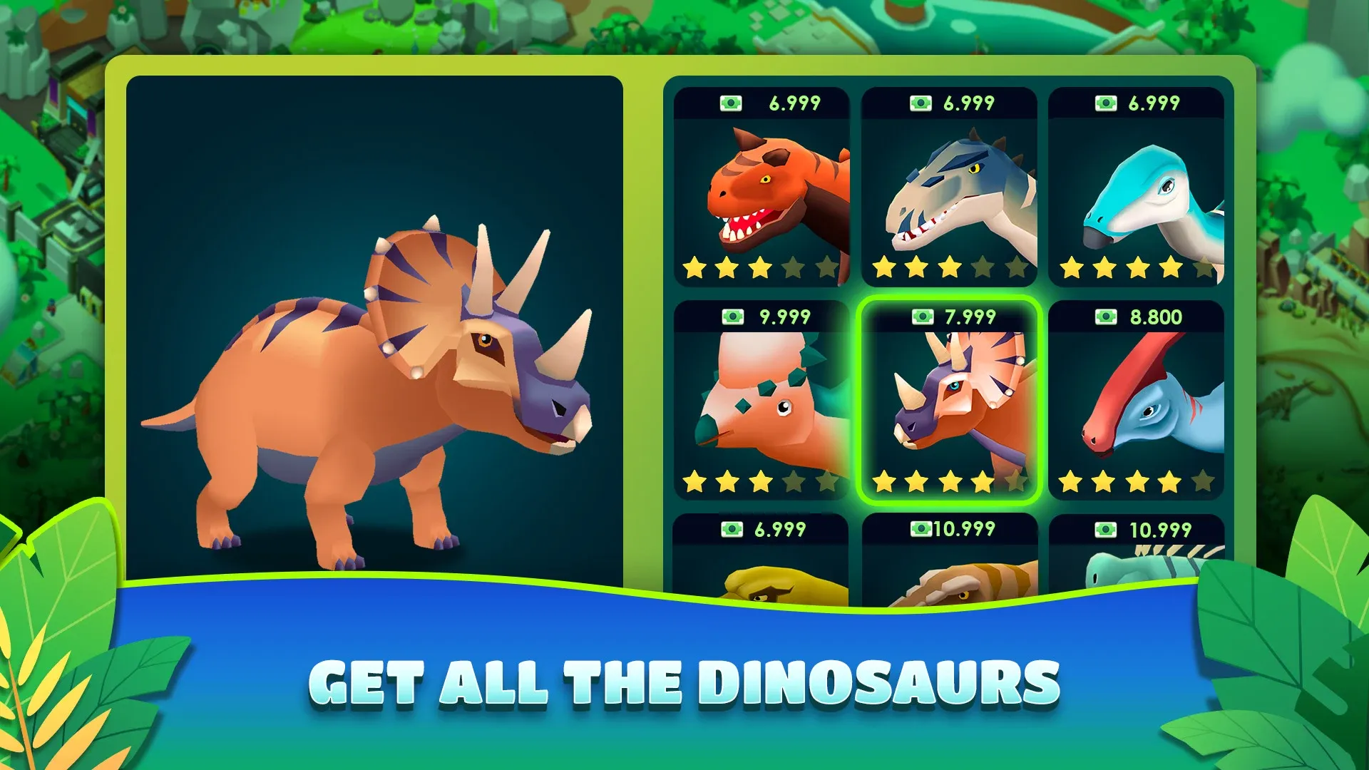 Dinosaur Park: Jurassic Tycoon v2.0.9 APK Мод (Много денег) Screenshot 3