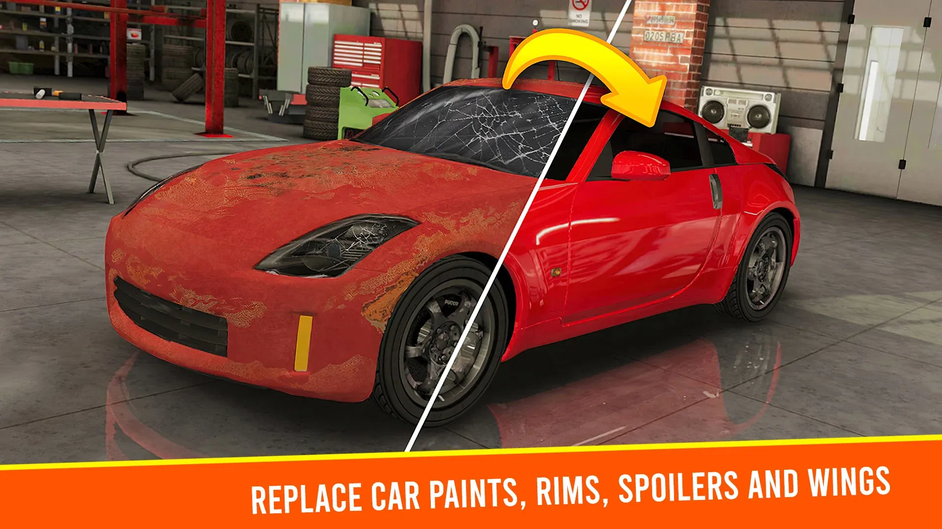 Car Mechanic Simulator Racing v1.4.204 APK Мод (Бесплатные покупки) Screenshot 3