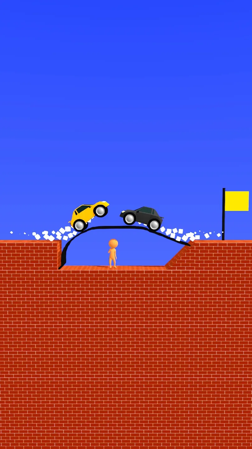 Draw Bridge [мод: много денег] Screenshot 2