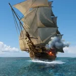 Скачать мод Dragon Sails: Battleship War [мод: много денег] на Андроид