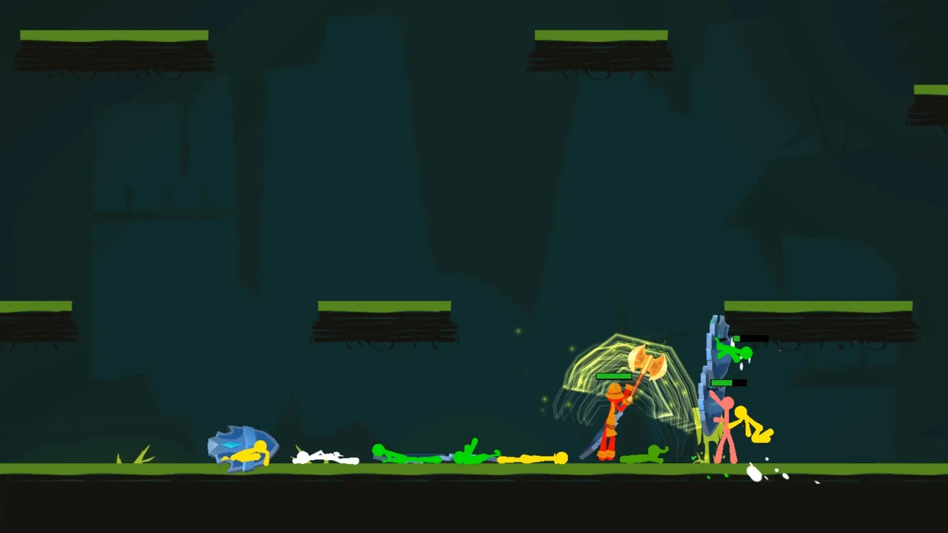 Stickman Exile Hero [мод: много денег] Screenshot 2