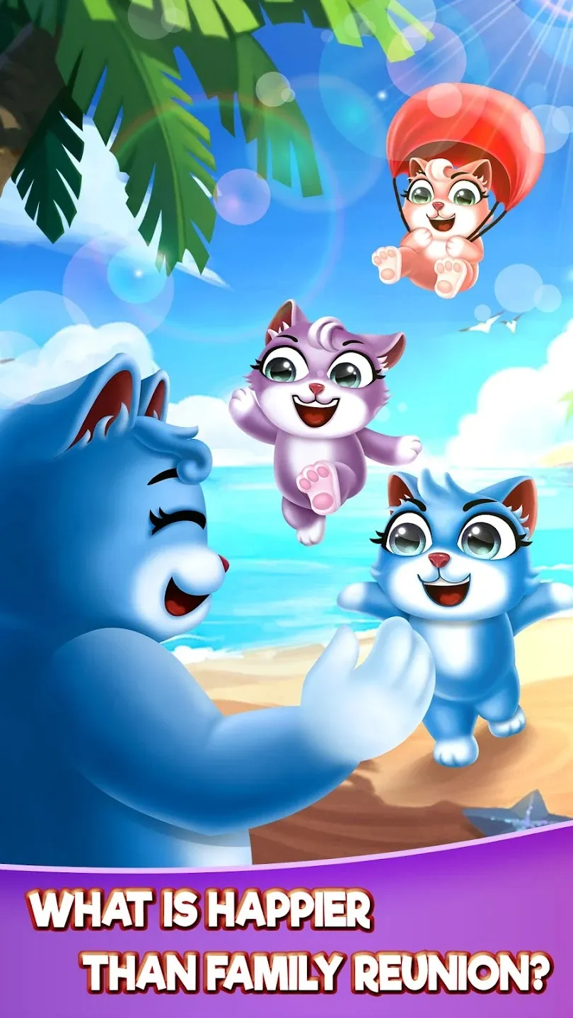 Bubble Shooter: Cat Pop Island [мод: бесплатные покупки] Screenshot 5