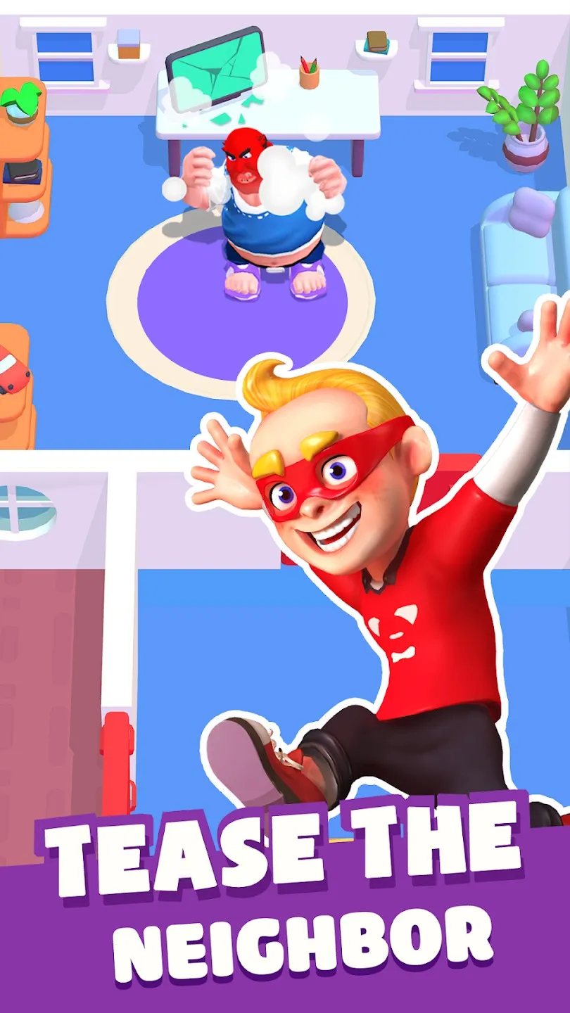 Scary Neighbour – Prank Master 3D [мод: без рекламы] Screenshot 1