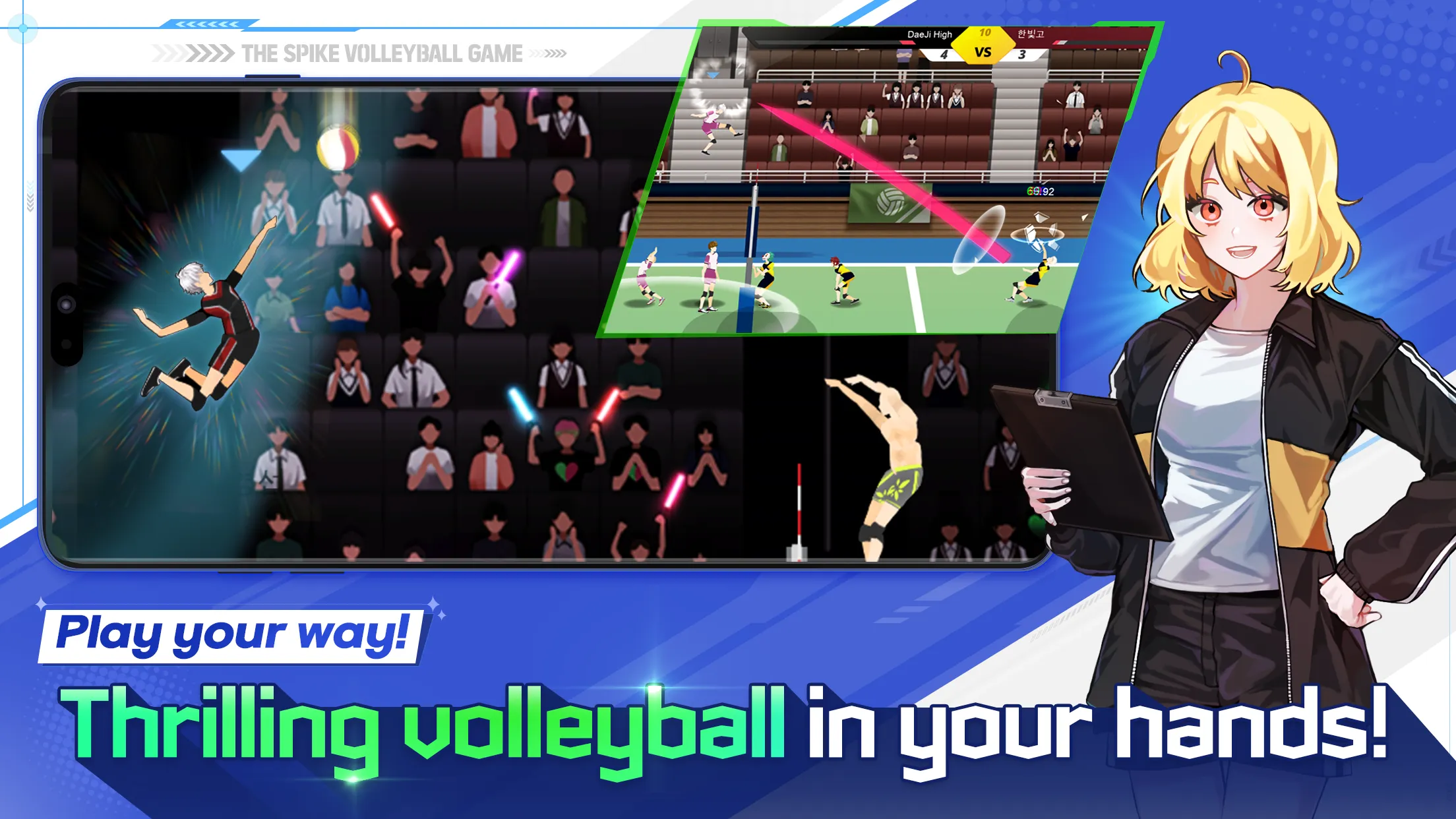 The Spike - Volleyball Story v7.3.103 APK Мод (Много денег) Screenshot 1