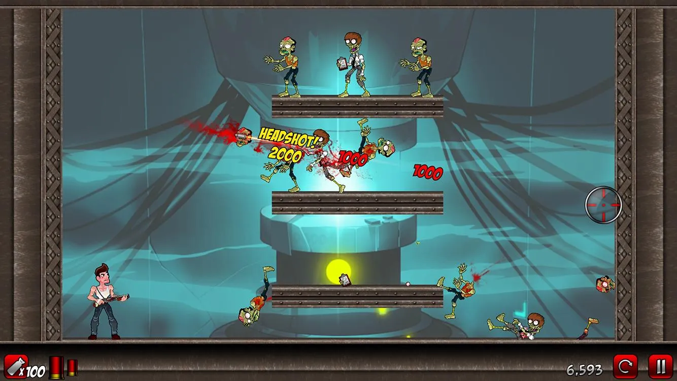 Stupid Zombies 2 [мод: открыты все уровни, бесконечные патроны] Screenshot 2