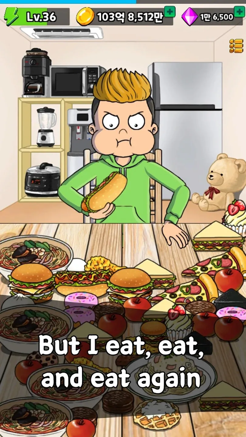 Food Fighter Clicker [мод: много денег] Screenshot 3