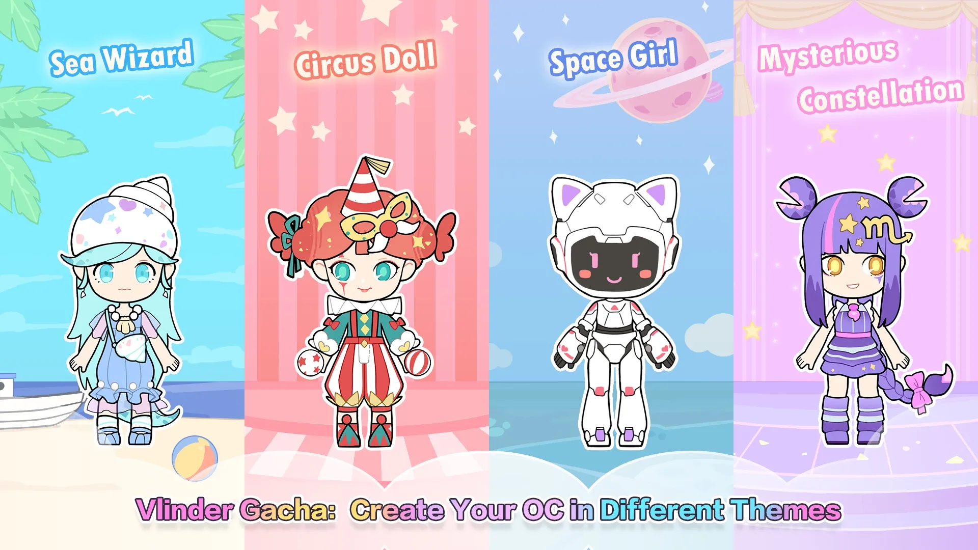 Vlinder Gacha：гача лайф игра [мод: много денег] Screenshot 1