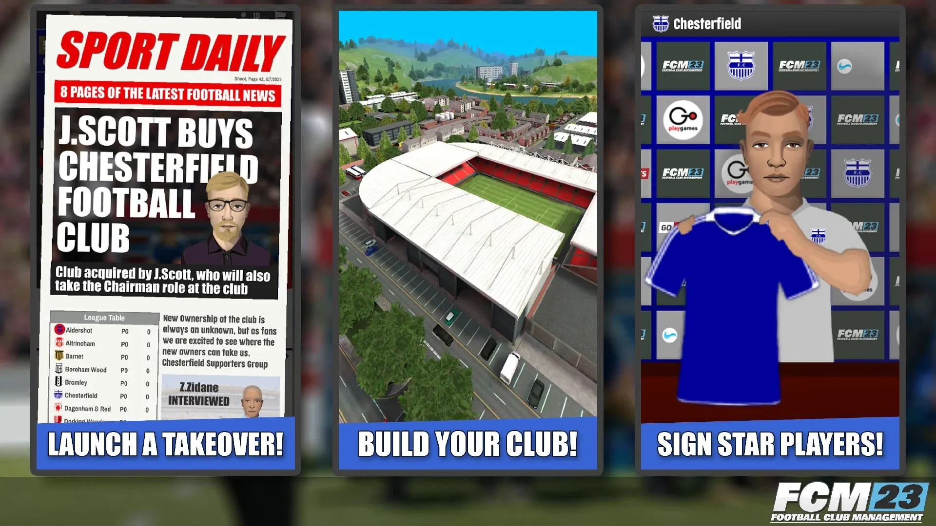 Football Club Management 2023 [мод: бесплатные покупки] Screenshot 3