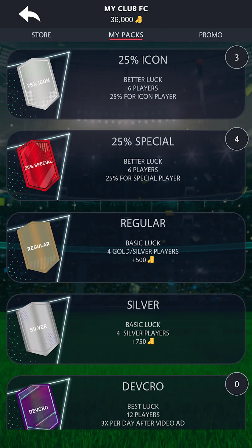 DEVCRO 24 - Draft, Packs! Screenshot 2