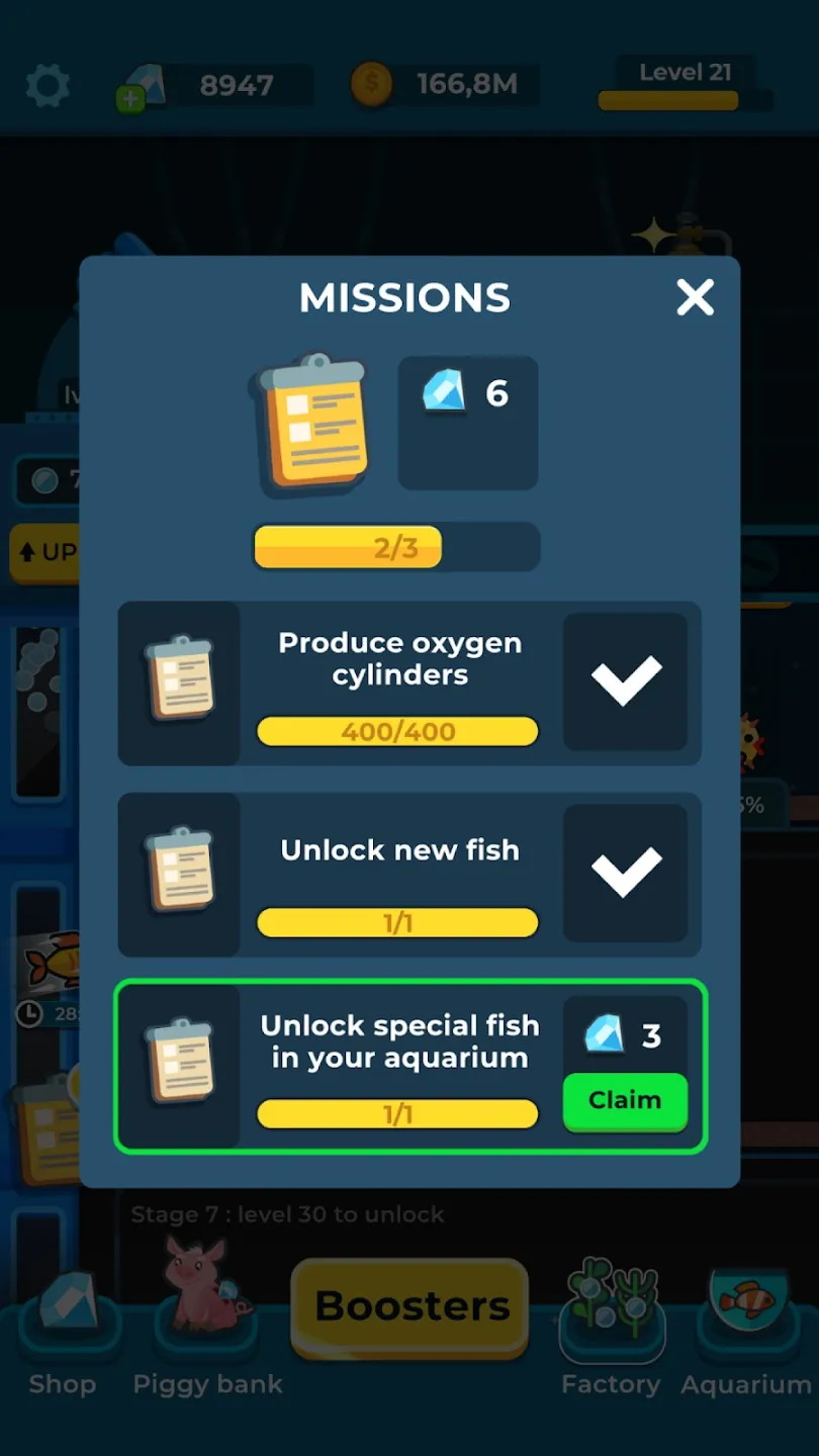 Idle Fish Aquarium [мод: много денег] Screenshot 5