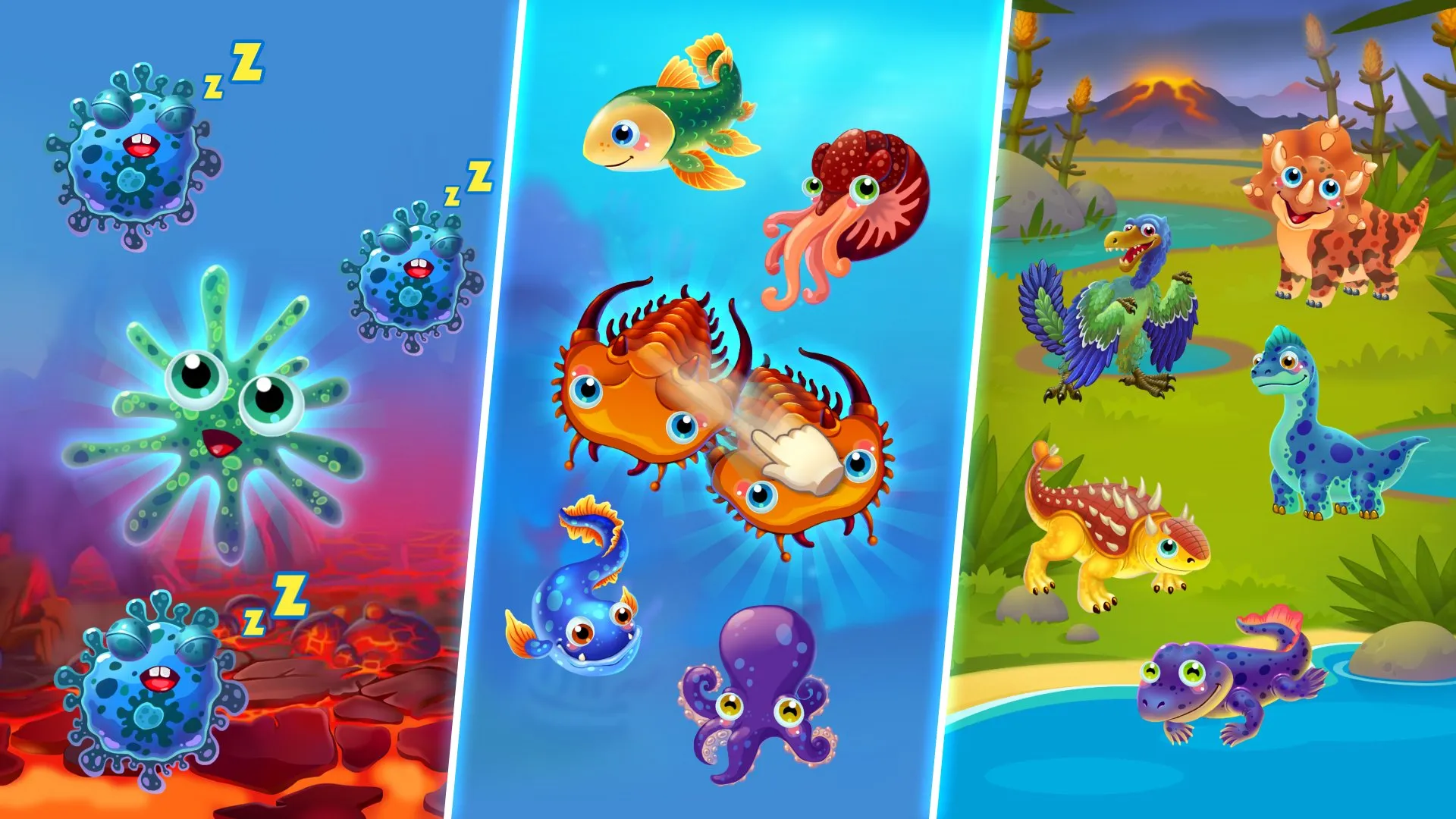 Игра Эволюция: кликер и эволюция v1.3.58 APK Мод (Много денег) Screenshot 1
