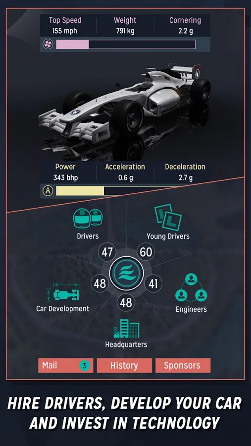 Motorsport Manager Mobile [мод: много денег] Screenshot 2